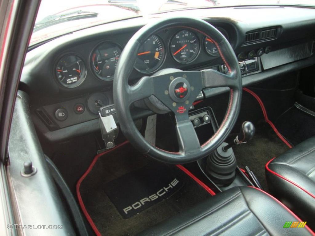 1981 Porsche 911 SC Targa Black Dashboard Photo #33245581