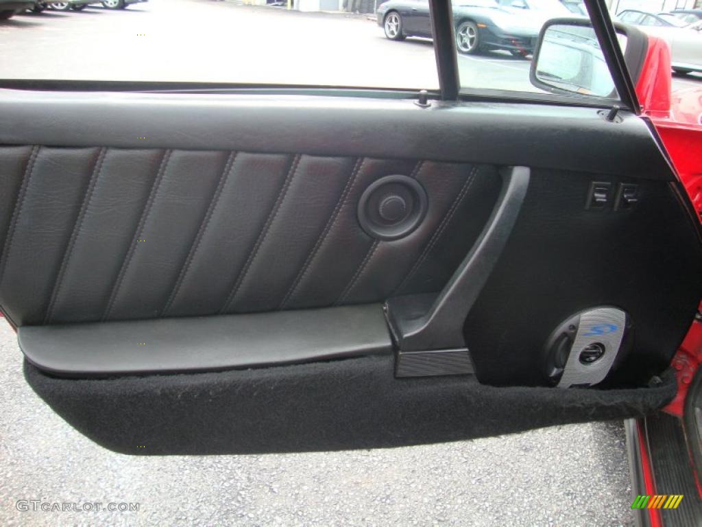 1981 Porsche 911 SC Targa Black Door Panel Photo #33245609