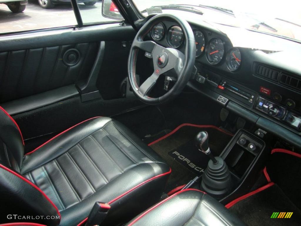 Black Interior 1981 Porsche 911 SC Targa Photo #33245681