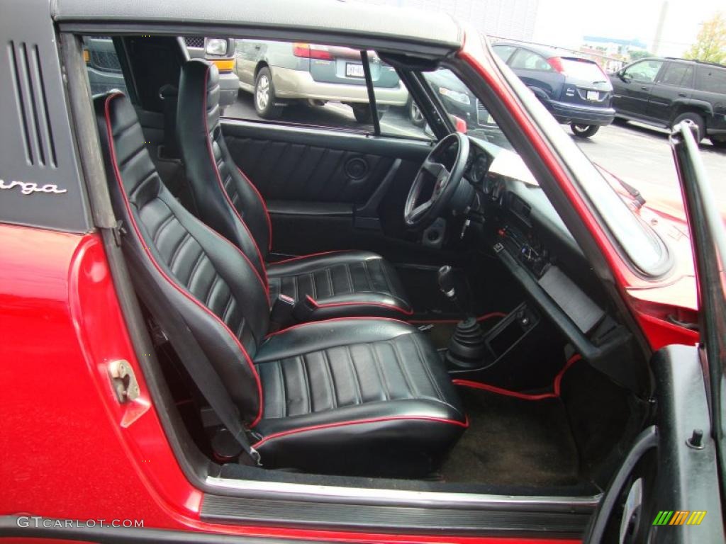 Black Interior 1981 Porsche 911 SC Targa Photo #33245693