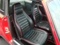 1981 Porsche 911 Black Interior Front Seat Photo