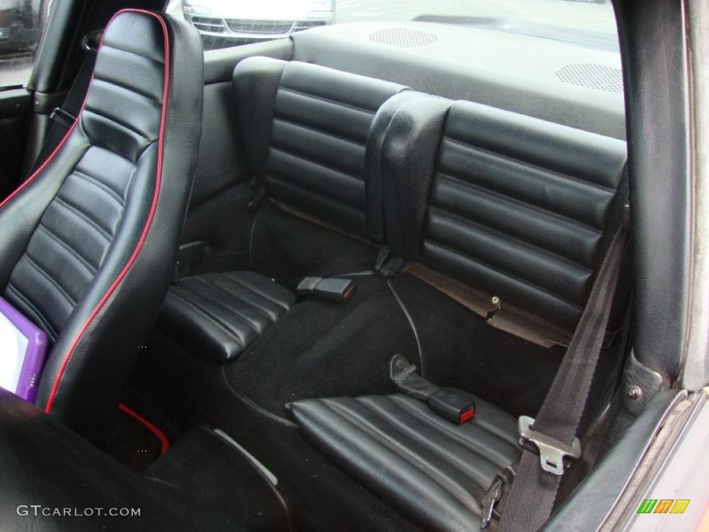 1981 Porsche 911 SC Targa Rear Seat Photos