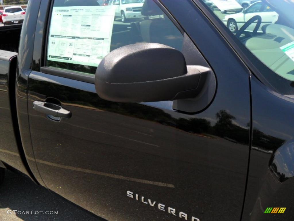 2010 Silverado 1500 LS Regular Cab - Black / Dark Titanium photo #19