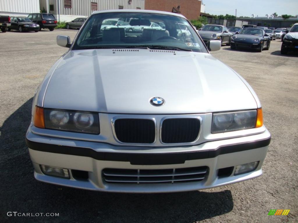 1999 3 Series 328i Convertible - Titanium Silver Metallic / Grey photo #3