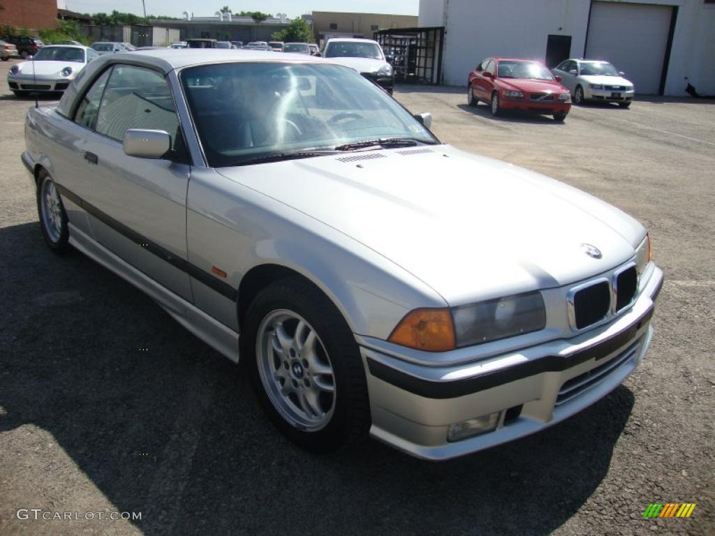 1999 3 Series 328i Convertible - Titanium Silver Metallic / Grey photo #4