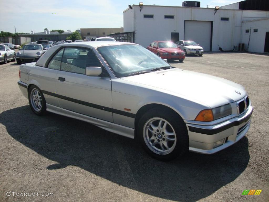 1999 3 Series 328i Convertible - Titanium Silver Metallic / Grey photo #6