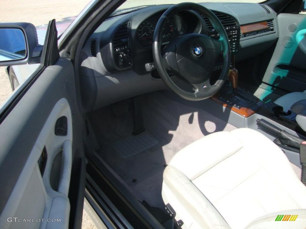 1999 3 Series 328i Convertible - Titanium Silver Metallic / Grey photo #13