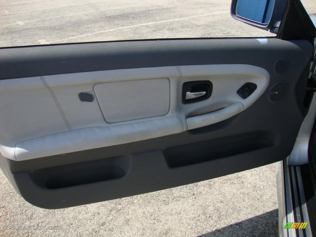 1999 3 Series 328i Convertible - Titanium Silver Metallic / Grey photo #14