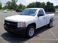 2010 Summit White Chevrolet Silverado 1500 Regular Cab  photo #1