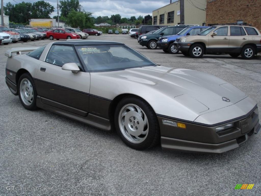 1986 Corvette Coupe - Silver Beige / Saddle photo #1