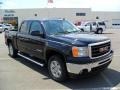 2010 Onyx Black GMC Sierra 1500 SLT Crew Cab 4x4  photo #5