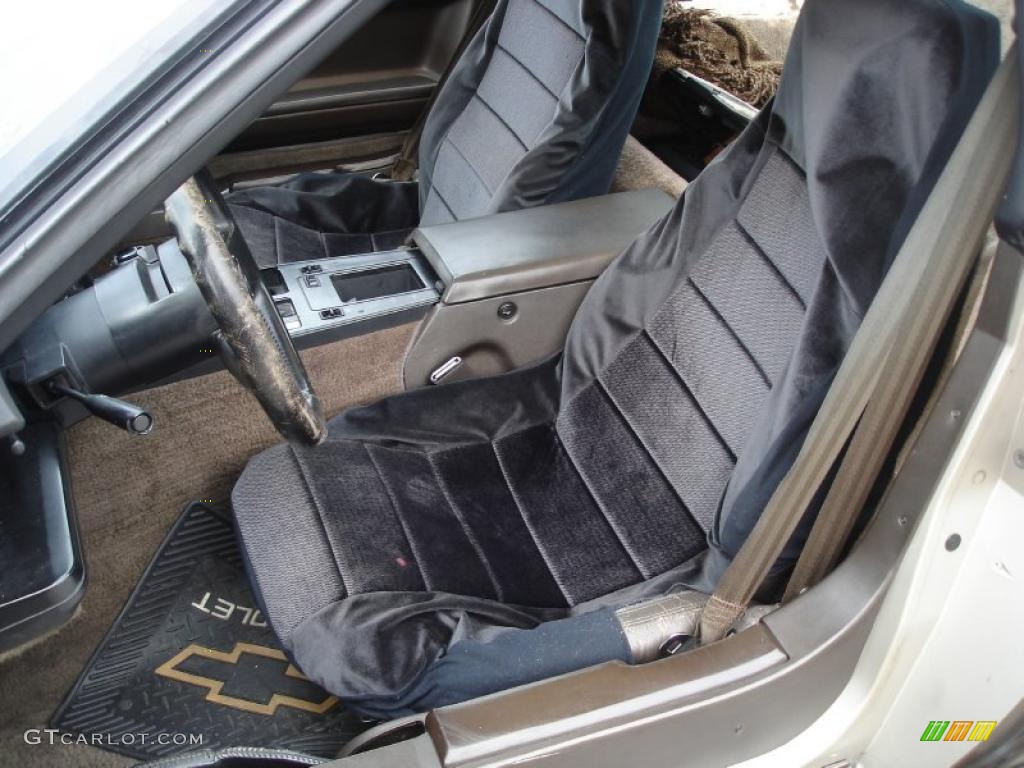 1986 Corvette Coupe - Silver Beige / Saddle photo #14