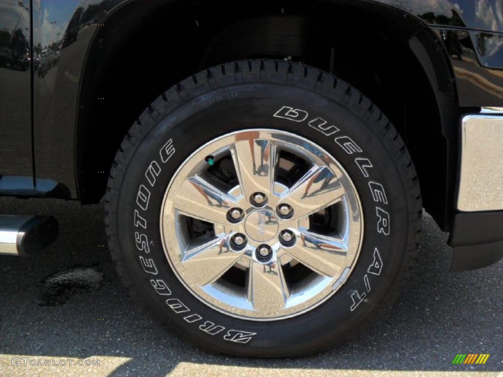 2010 Sierra 1500 SLT Crew Cab 4x4 - Onyx Black / Light Titanium/Ebony photo #25