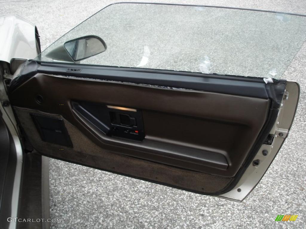 1986 Corvette Coupe - Silver Beige / Saddle photo #21