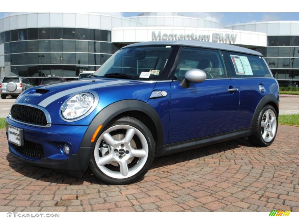 2008 Cooper S Clubman - Lightning Blue Metallic / Lounge Carbon Black photo #1