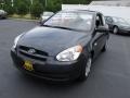 2008 Charcoal Gray Hyundai Accent GS Coupe  photo #3