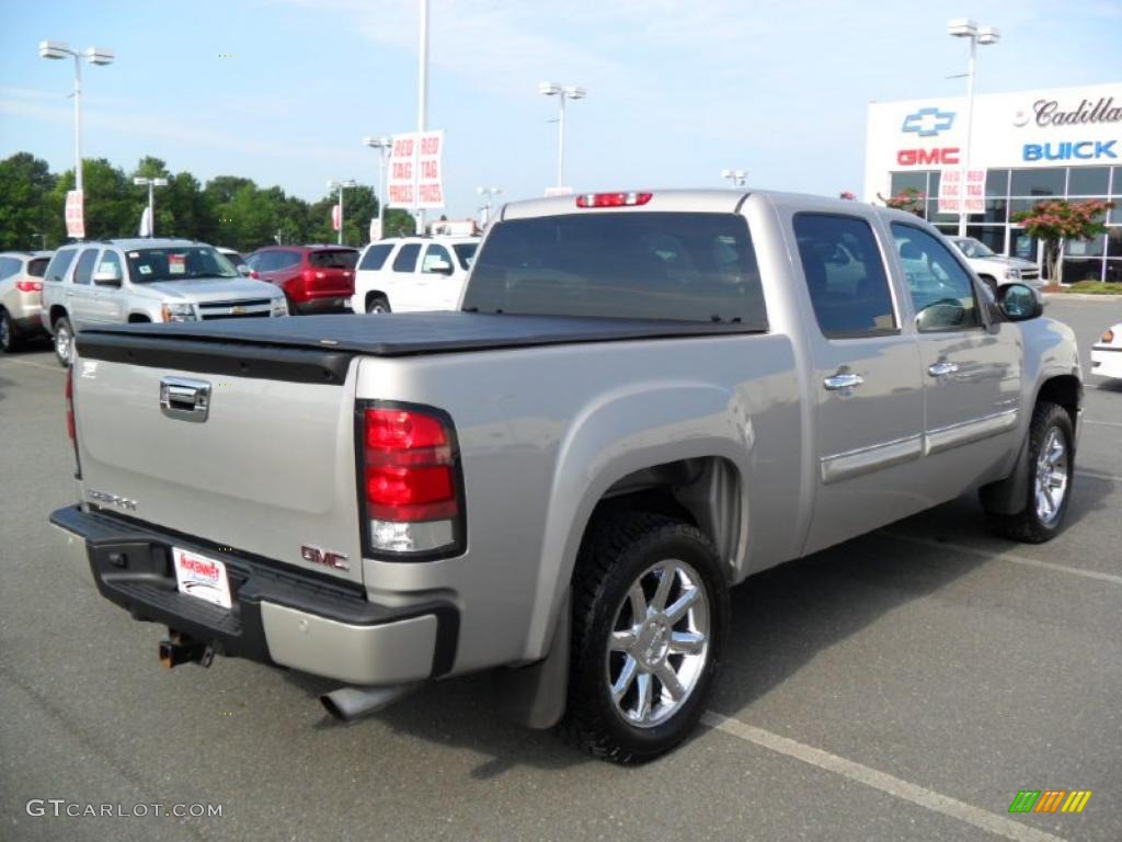 2008 Sierra 1500 Denali Crew Cab AWD - Silver Birch Metallic / Ebony photo #4