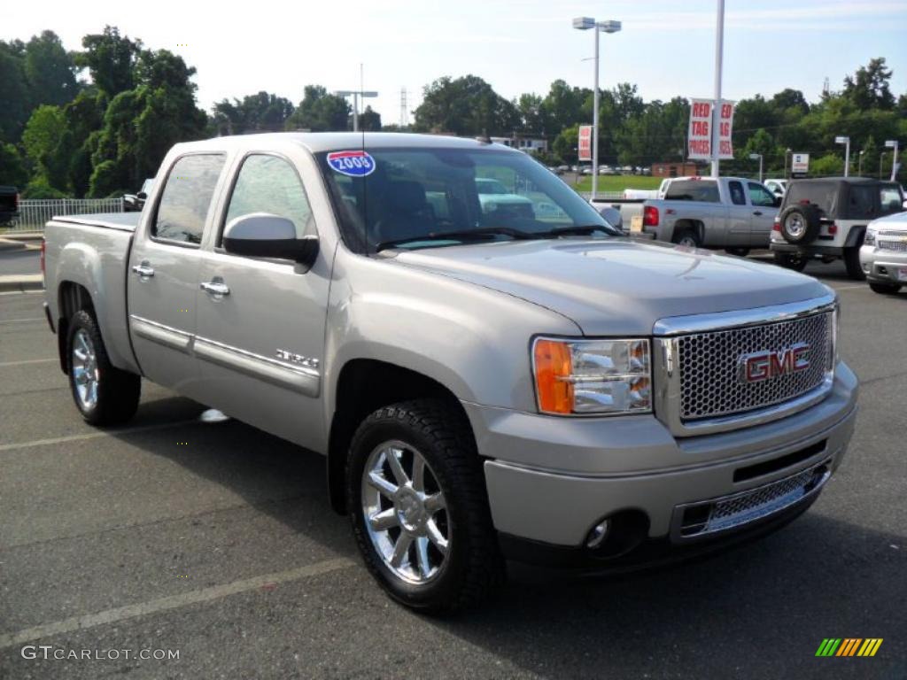 2008 Sierra 1500 Denali Crew Cab AWD - Silver Birch Metallic / Ebony photo #5