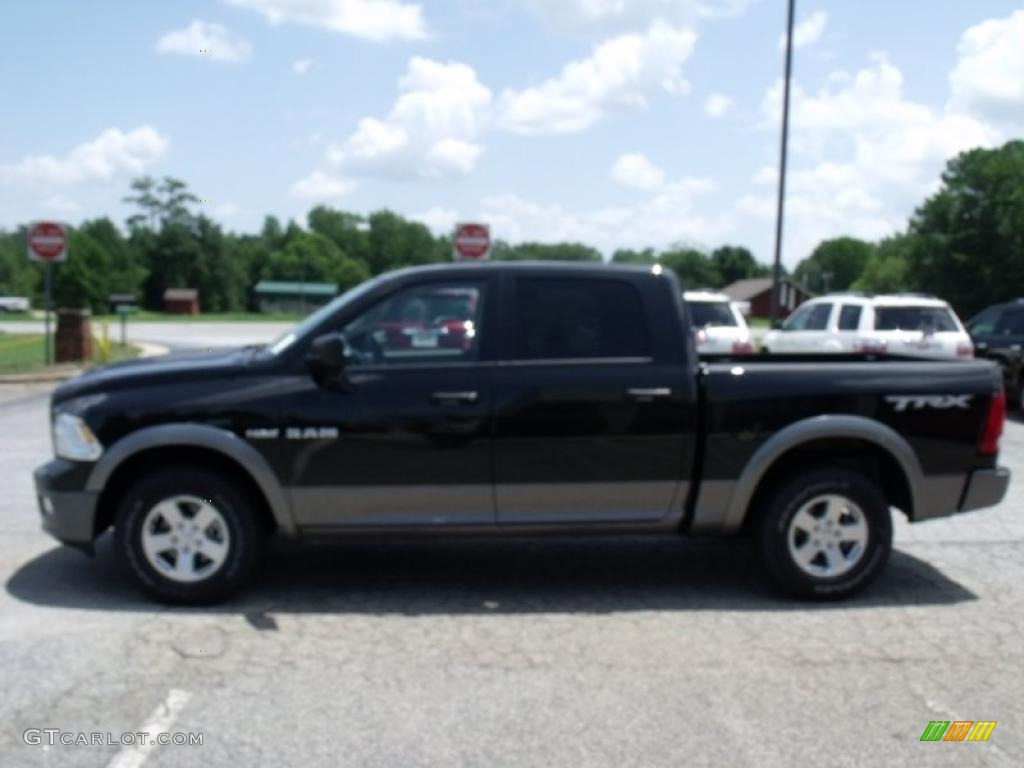 2010 Ram 1500 TRX Crew Cab - Brilliant Black Crystal Pearl / Dark Slate/Medium Graystone photo #5