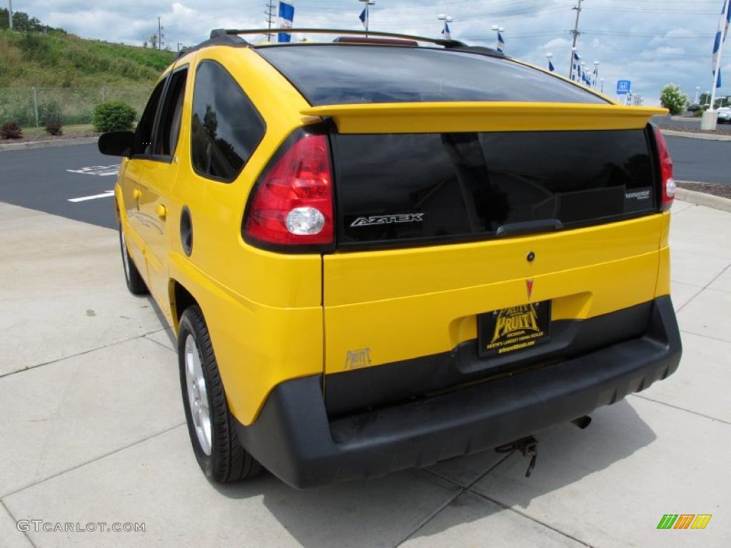 2002 Aztek AWD - Aztec Yellow / Dark Taupe photo #2