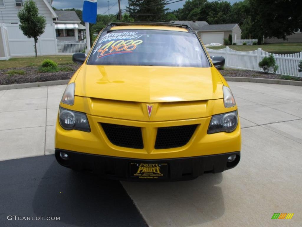 2002 Aztek AWD - Aztec Yellow / Dark Taupe photo #4