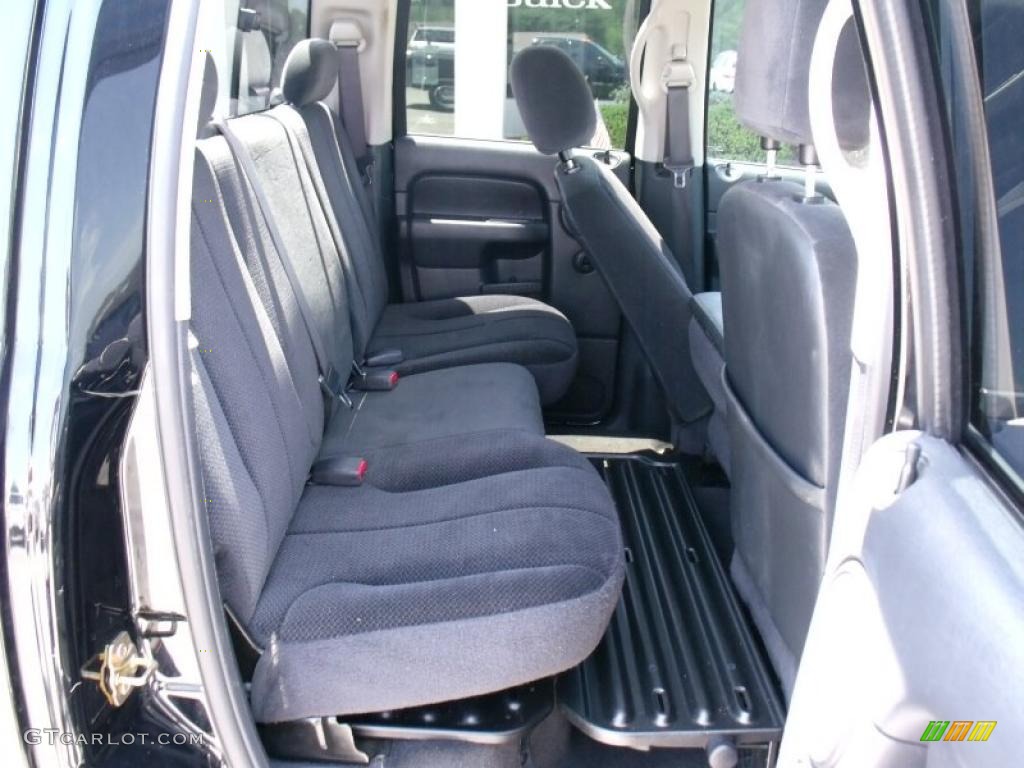 2004 Ram 3500 SLT Quad Cab Dually - Black / Dark Slate Gray photo #13