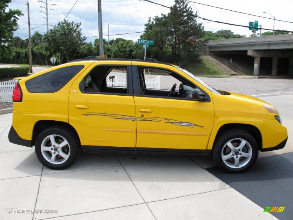 2002 Aztek AWD - Aztec Yellow / Dark Taupe photo #6