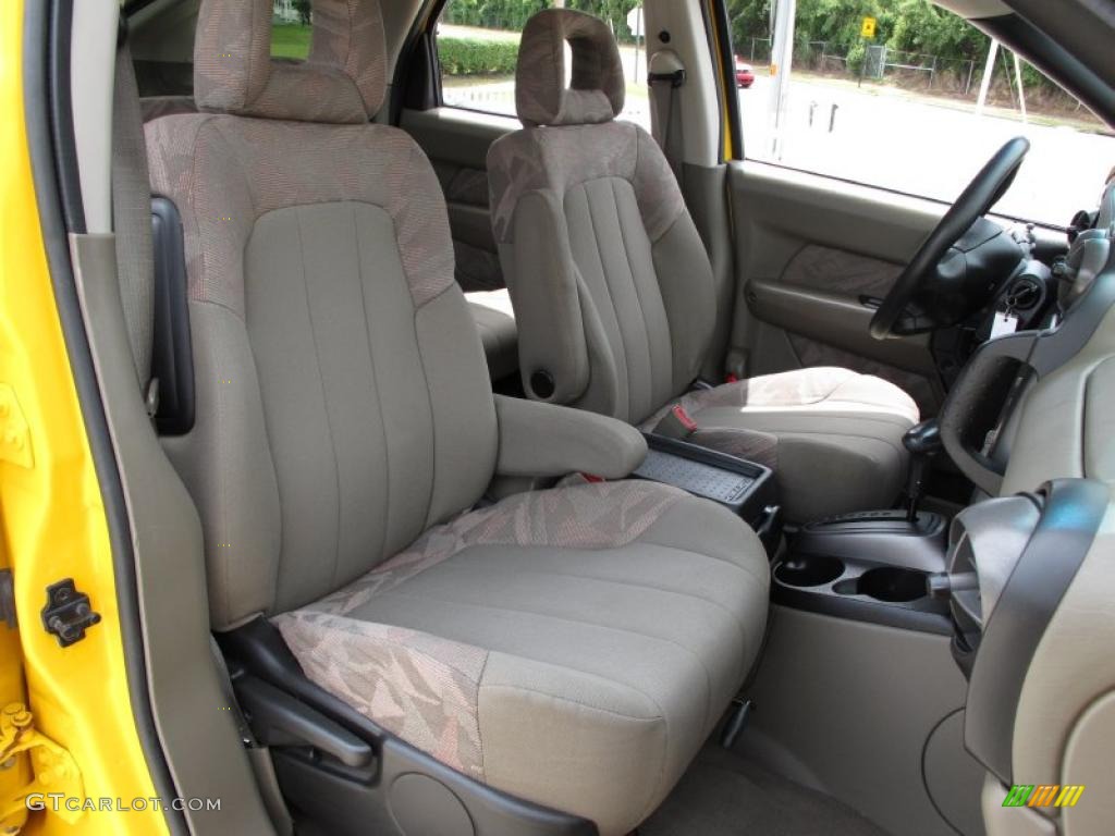 2002 Aztek AWD - Aztec Yellow / Dark Taupe photo #14