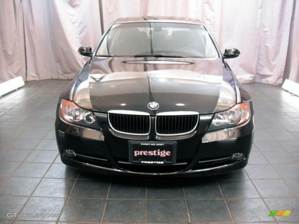 2008 3 Series 328xi Sedan - Jet Black / Black photo #12