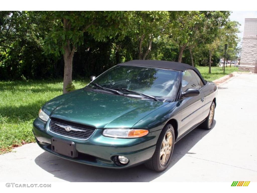 1999 Sebring JXi Convertible - Forest Green Pearl / Agate photo #1
