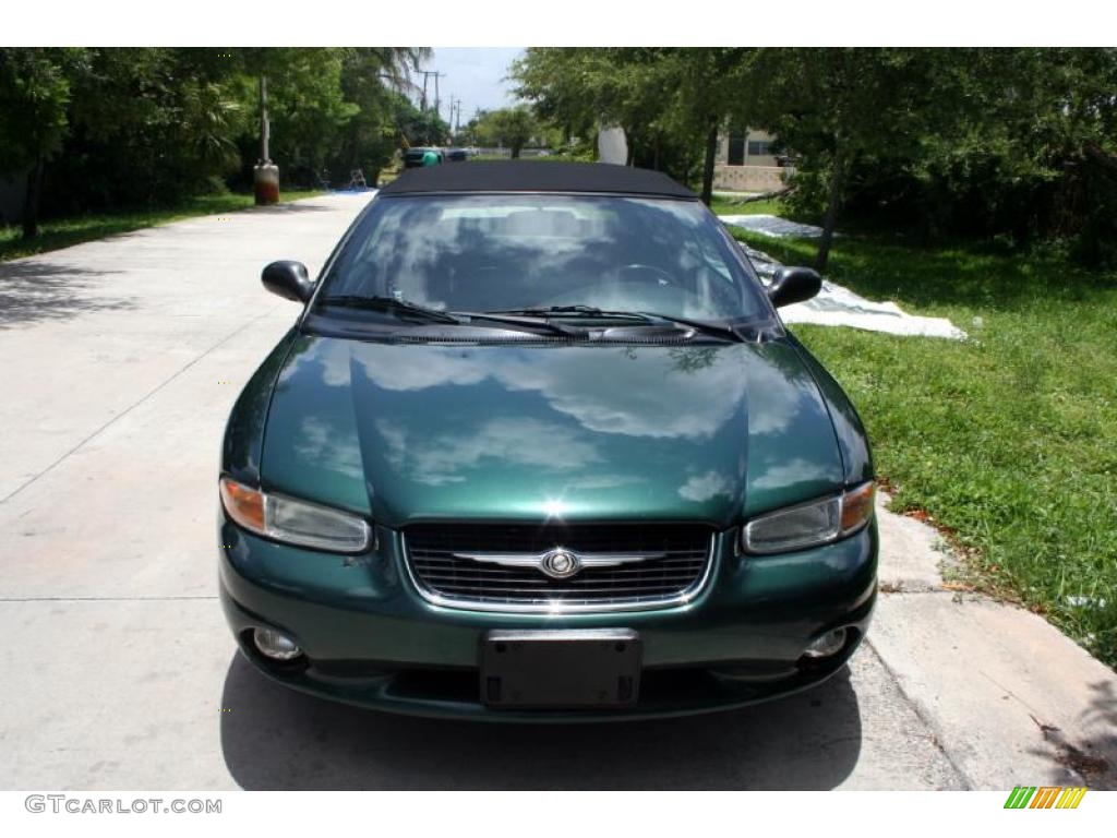 1999 Sebring JXi Convertible - Forest Green Pearl / Agate photo #14