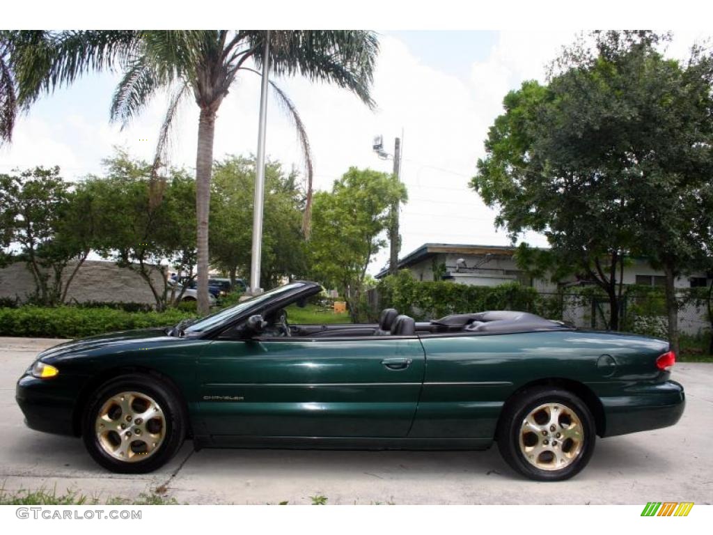 1999 Sebring JXi Convertible - Forest Green Pearl / Agate photo #20