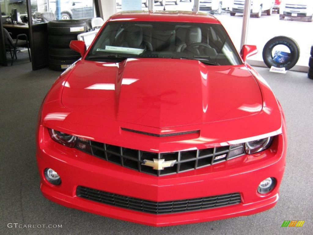 2011 Camaro SS/RS Coupe - Victory Red / Black photo #3
