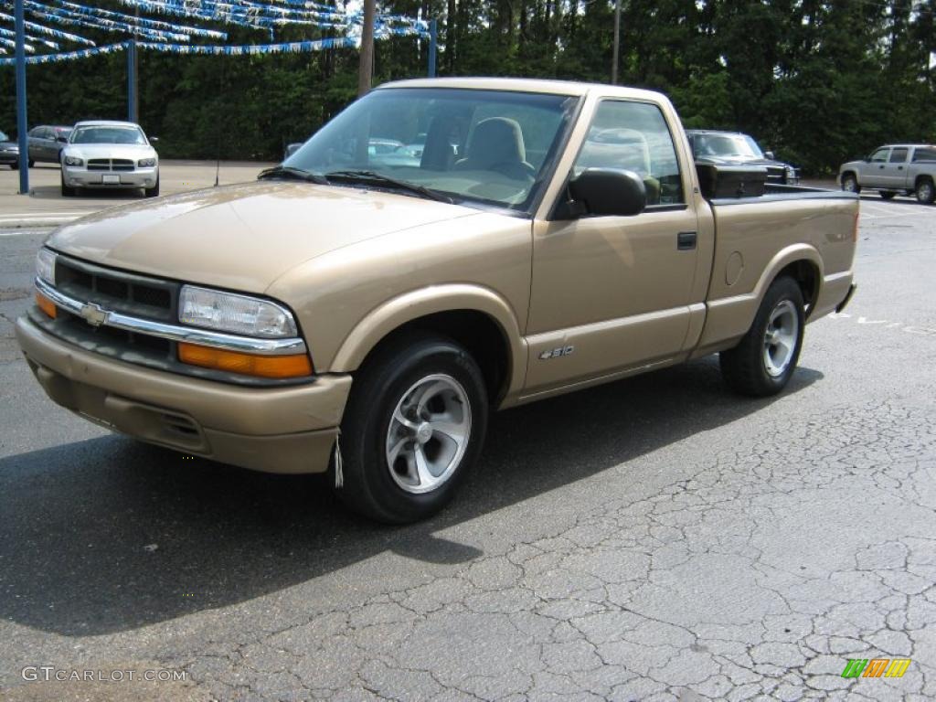 1999 Sunset Gold Metallic Chevrolet S10 Ls Regular Cab 33237033 1999 S10 Ls Regular Cab Sunset Gold Metallic Beige Photo 4