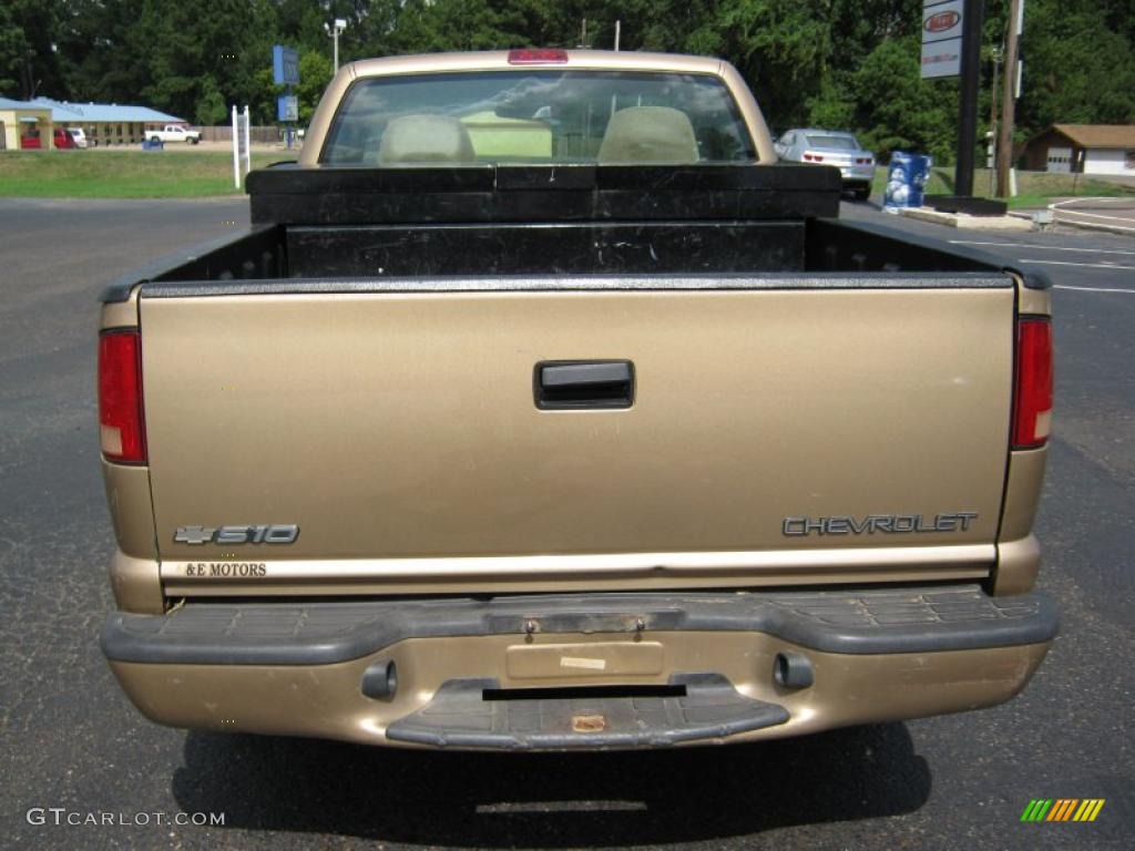 1999 S10 LS Regular Cab - Sunset Gold Metallic / Beige photo #6