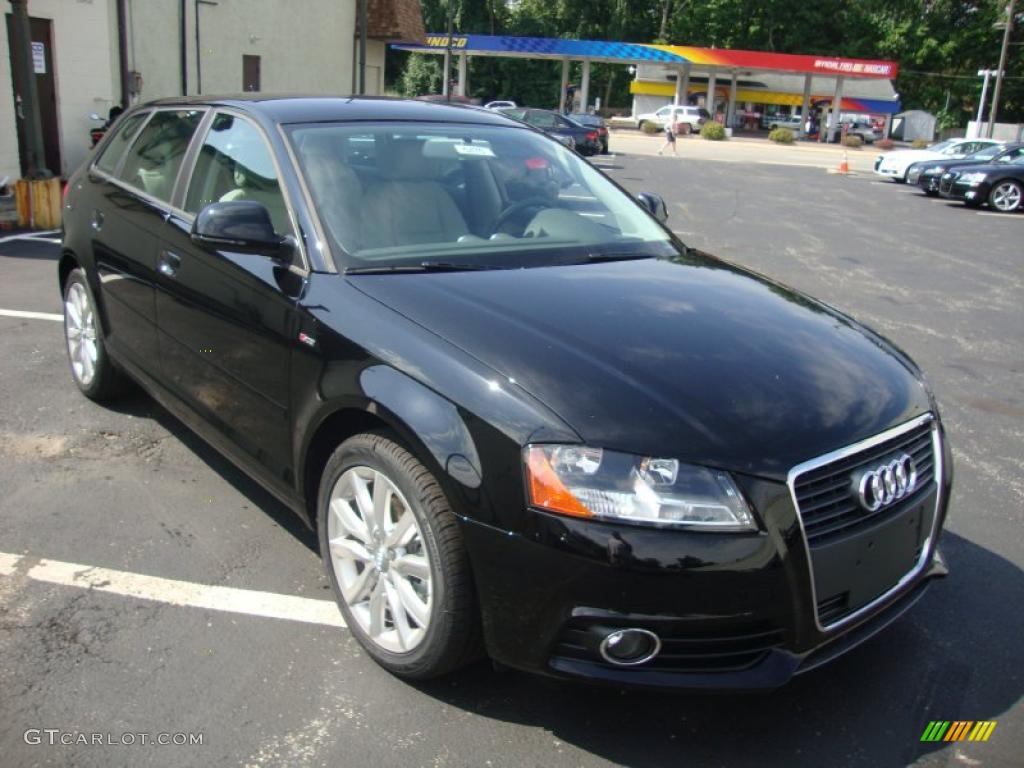 Brilliant Black 2010 Audi A3 2.0 TDI Exterior Photo #33264665