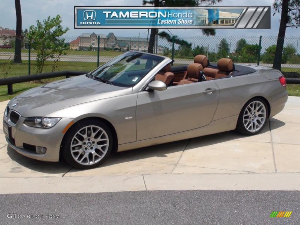 2007 3 Series 328i Convertible - Platinum Bronze Metallic / Saddle Brown/Black photo #1