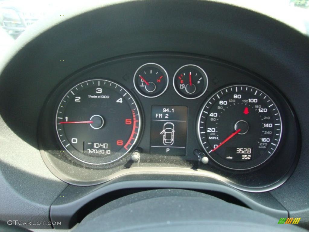 2010 Audi A3 2.0 TDI Gauges Photo #33265109
