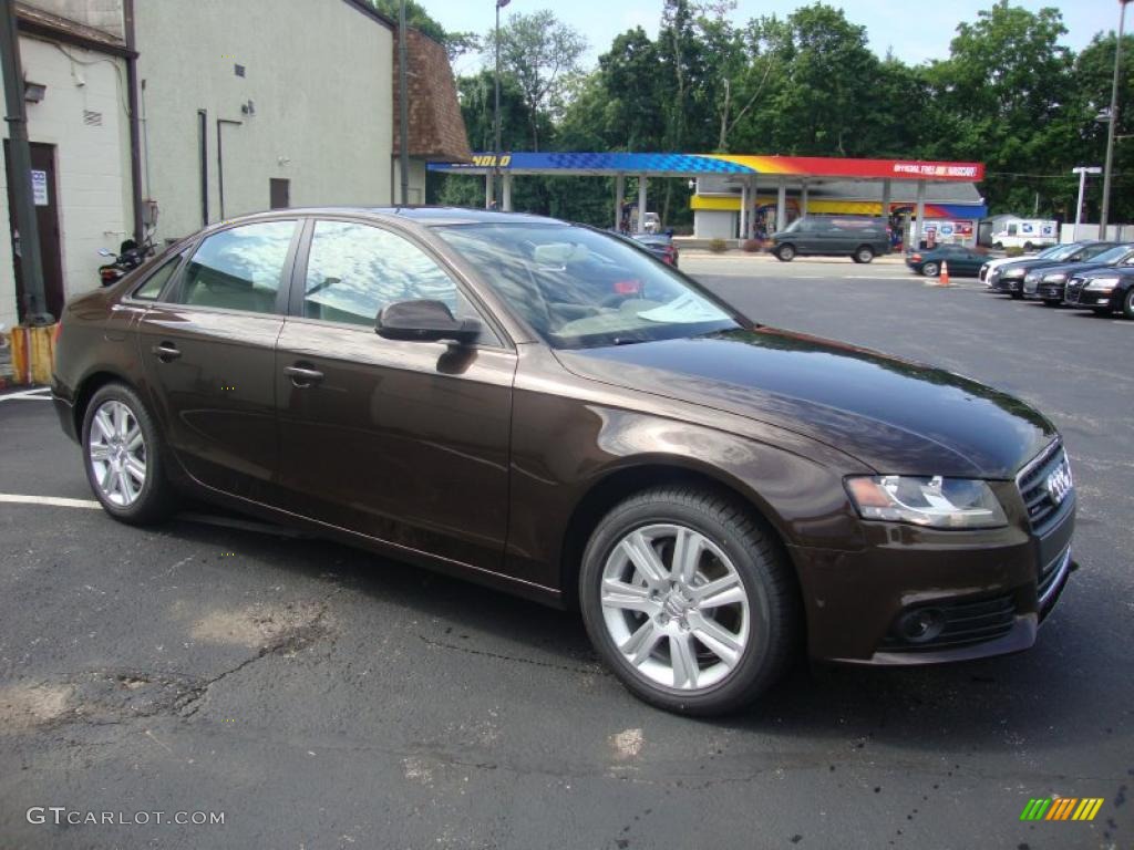 2011 A4 2.0T quattro Sedan - Teak Brown Metallic / Cardamom Beige photo #6