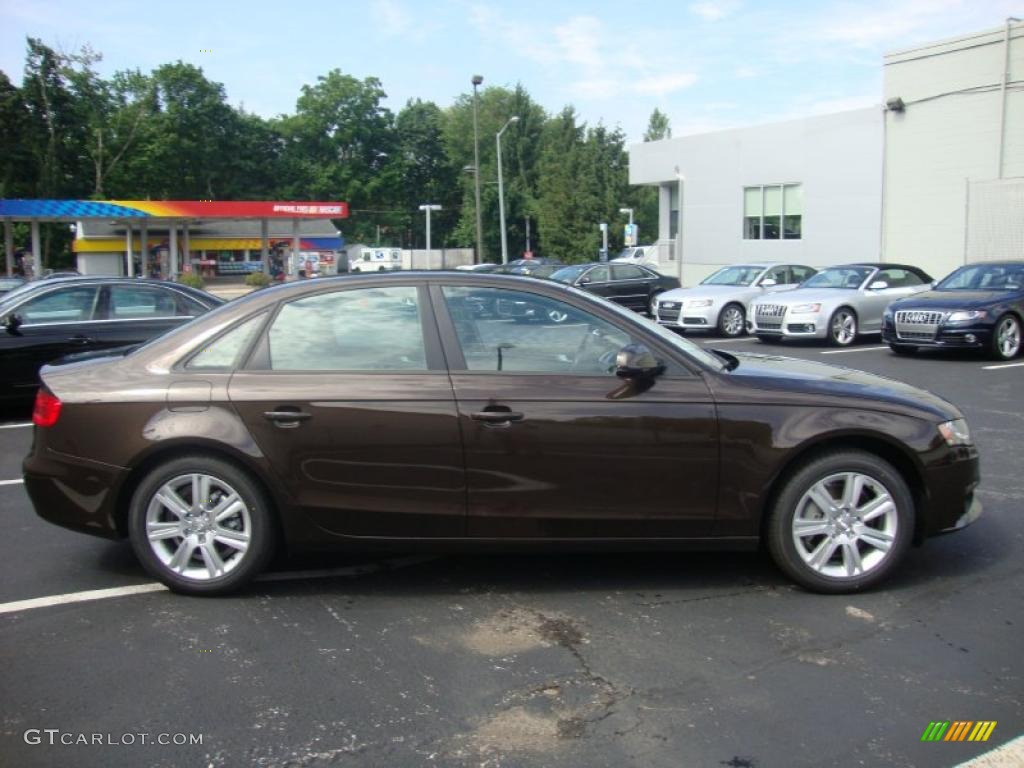 2011 A4 2.0T quattro Sedan - Teak Brown Metallic / Cardamom Beige photo #7