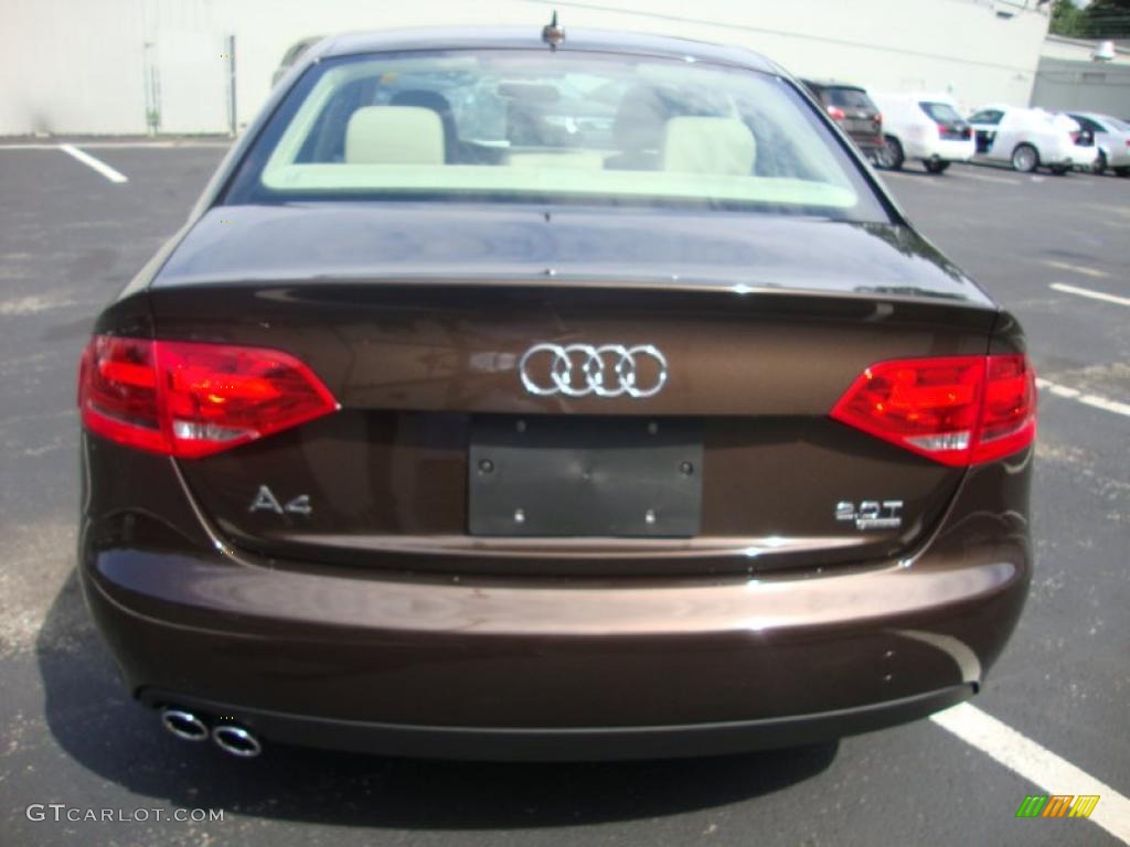 2011 A4 2.0T quattro Sedan - Teak Brown Metallic / Cardamom Beige photo #9