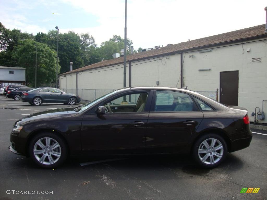 2011 A4 2.0T quattro Sedan - Teak Brown Metallic / Cardamom Beige photo #11