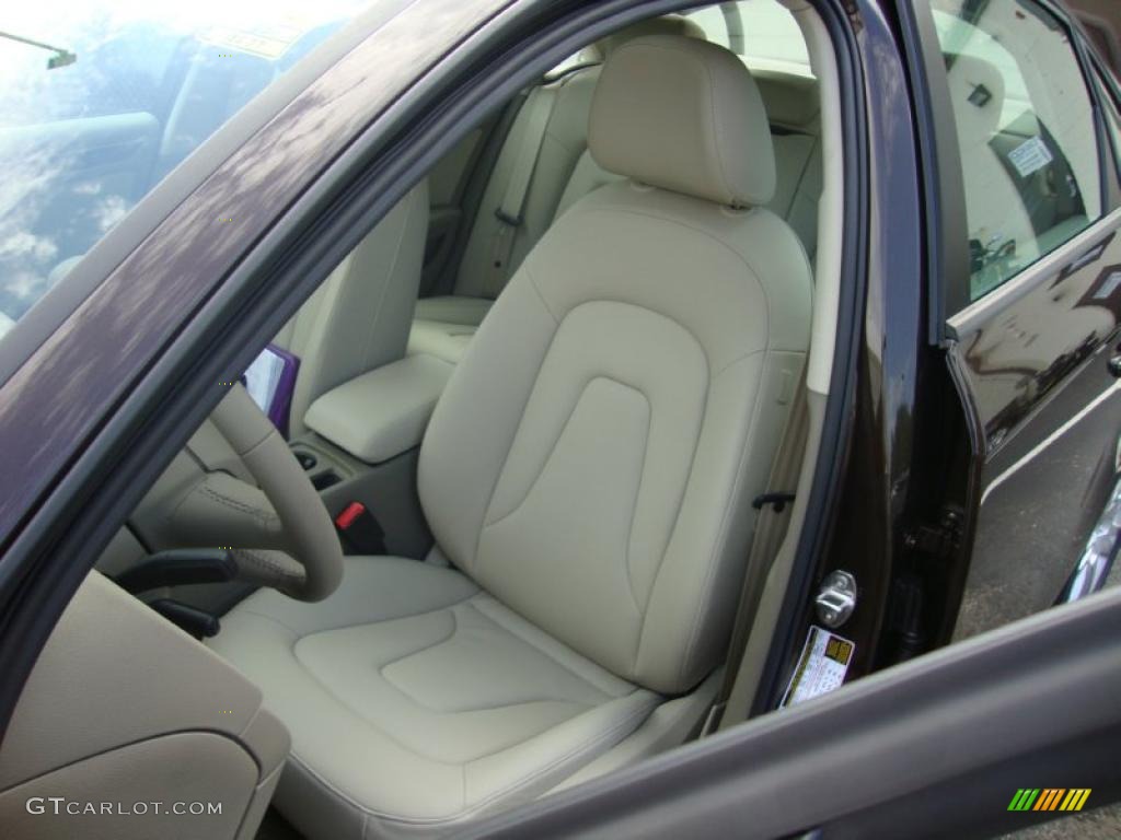 2011 A4 2.0T quattro Sedan - Teak Brown Metallic / Cardamom Beige photo #17