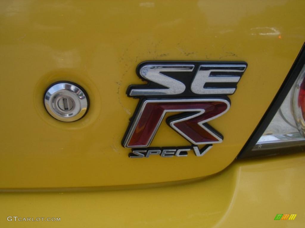 2003 Sentra SE-R Spec V - Sunburst Yellow / Black photo #5