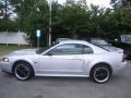 2002 Satin Silver Metallic Ford Mustang GT Coupe  photo #2