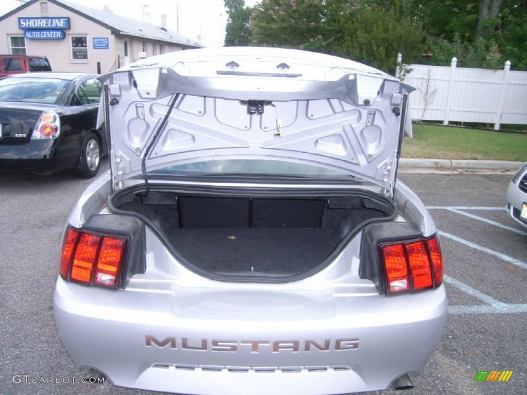 2002 Mustang GT Coupe - Satin Silver Metallic / Medium Graphite photo #10