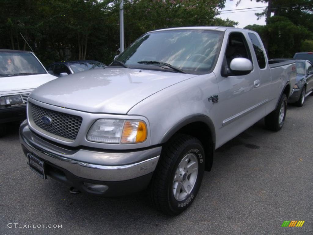 2003 F150 FX4 SuperCab 4x4 - Silver Metallic / Medium Graphite Grey photo #1