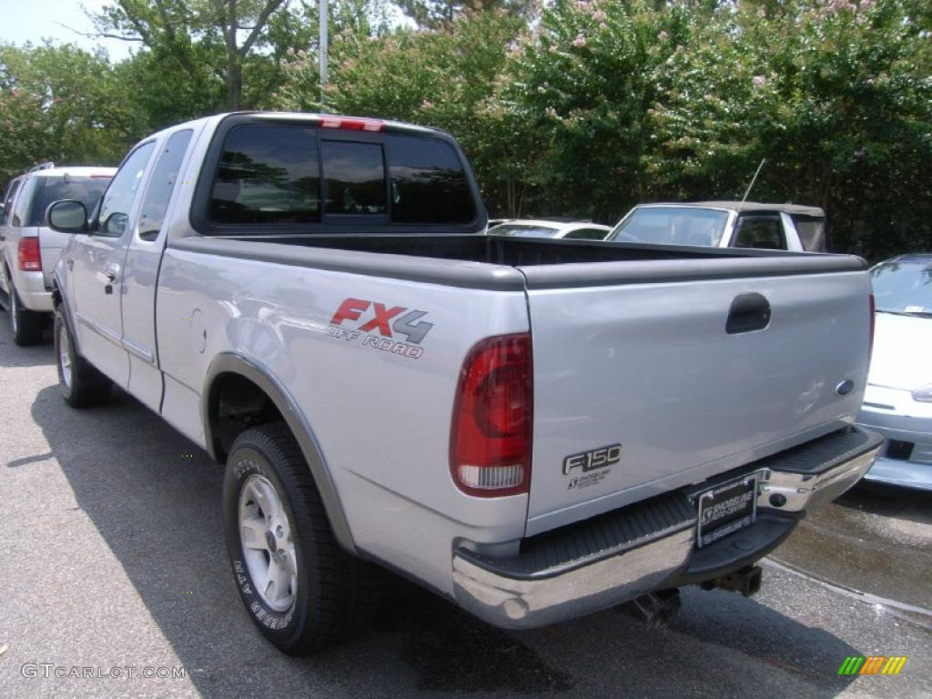2003 F150 FX4 SuperCab 4x4 - Silver Metallic / Medium Graphite Grey photo #3