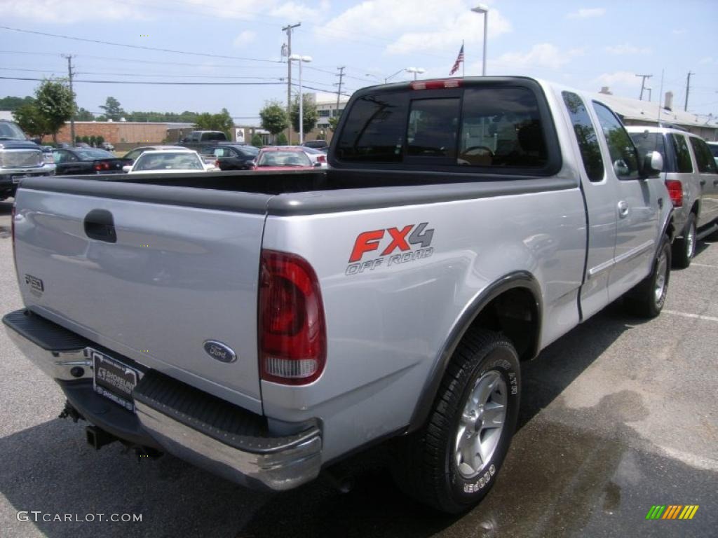 2003 F150 FX4 SuperCab 4x4 - Silver Metallic / Medium Graphite Grey photo #5