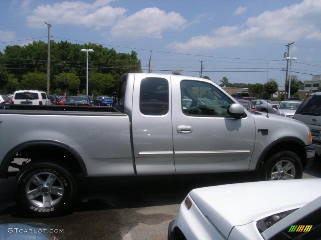 2003 F150 FX4 SuperCab 4x4 - Silver Metallic / Medium Graphite Grey photo #6
